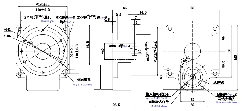 HC中空旋轉盤減速機